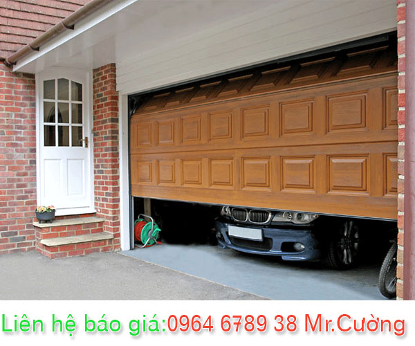 Cửa trượt trần cho Garage oto